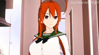 HIGHSCHOOL OF THE DEAD REI MIYAMOTO CARTOON