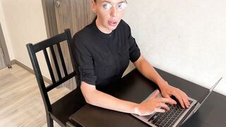 My Professor wants to be constantly Nailed and Cum on her fucking Glasses