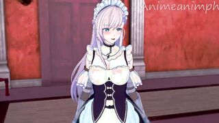 AZUR LANE BELFAST CARTOON