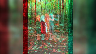 Crucified Blonde in 3D