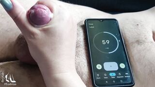 Can he cum into 2 minutes?