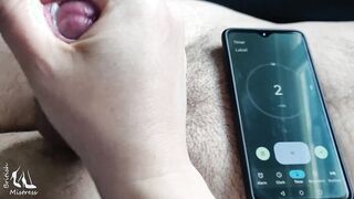 Can he cum into 2 minutes?
