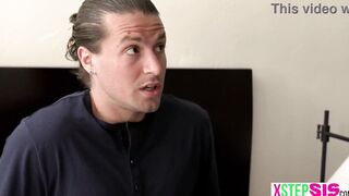 Stepsister 19 year old Xxlayna Marie prank lead to a 3 way with
