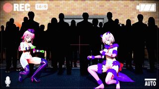 she is a sex sex toy Mash used by Master's friends 3d animated mmd r18
