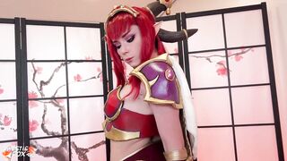 goddess Big Titted Alexstrasza from World of Warcraft Deepthroats and Rough