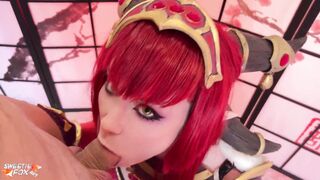 Goddess Big Titted Alexstrasza from World of Warcraft Deepthroats and Rough