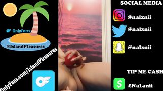 Caribbean Thin 18 Having Fun With amazing Vagina @nalxnii - Instagram