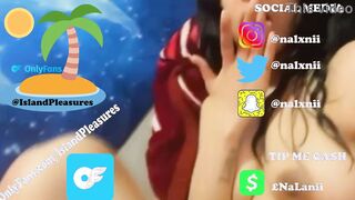 Caribbean Thin 18 Having Fun With amazing Vagina @nalxnii - Instagram