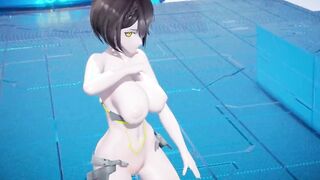【MMD R-eighteen SEX DANCE】BALTIMORE Goddess delicious booty tasty extreme satisfaction buttocks [CREDIT BY] Shark100