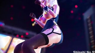 【MMD R-teens SEX DANCE】hot gorgeous butt sweet insane satisfaction lap dance [CREDIT BY] Shinshi_No.52
