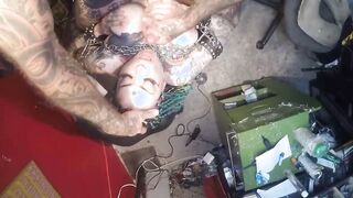 FACE TATTOO TITTY FACE BONED METALHEADS BIKER TATTOO SHOP FELLATIO ORIENTAL FETISH