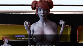 Through Spacetime #23 Giving A Rough Pounding To An Alien Skank