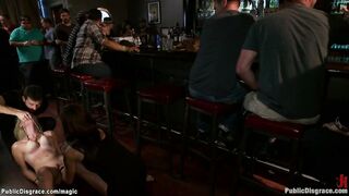 Blonde in public big cock banged