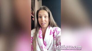 Closeups of my stretched cunt & asshole, financial domination fem dom JOI, toy orgasm - Lelu Love