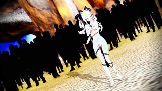 Mesugaki Naked beach Pant voice mmd r18 3d cartoon animation