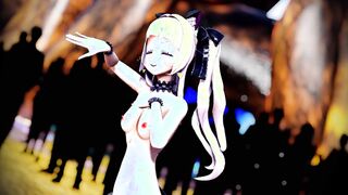 Mesugaki Naked beach Pant voice mmd r18 3d cartoon animation