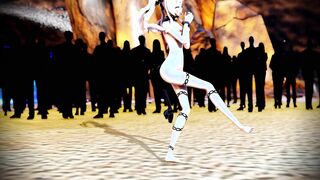 Mesugaki Naked beach Pant voice mmd r18 3d cartoon animation
