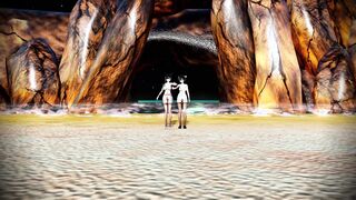 Kaohsiung and Atago Dive mmd r18 3d anime animation