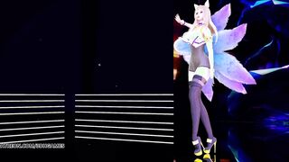 [MMD] K/DA - The Baddest Ahri Bombshell Striptease League of Legends KDA