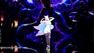 [MMD] K/DA - The Baddest Ahri Bombshell Striptease League of Legends KDA