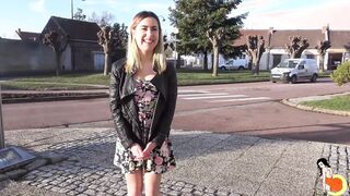 Super slender eighteen Juliette having a hardcore assfuck