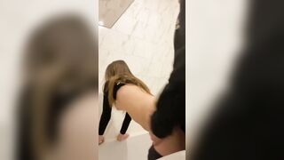 I boned my 18 yo year mature school girl inside the toilet and pat her butt. my bimbos was driving badly