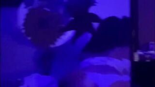 Hispanic teens bouncing on daddy’s cock