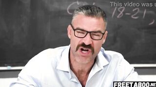 Bombshell Schoolgirl Gets Hard Discipline By Her Math Professor -