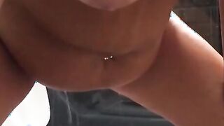 Long boobs mom big nude piss peeing pissing