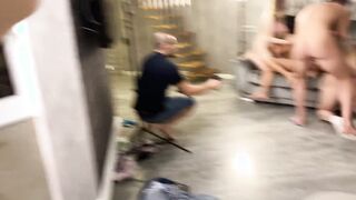 Russian students mark the beginning of a sexy sex party -