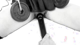 Weight..What?! - Uncontrollable orgasm with her titties bound up made her cry: Bdsmlovers91
