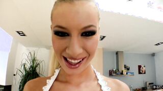 Angelina Cole Czech Bae Blonde Goddess & Choky Ice&Mugur, hot outfit, boots, bikini, natural,Tease1