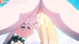 Mina Ashido Cartoon Animation Compilation two