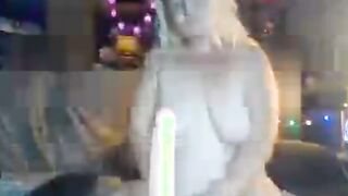 Enjoy this milf sucking off a BIG vibrator - a whole lot of nakedness :P~~