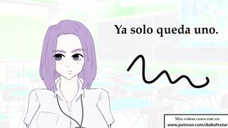JOI profesora te masturba con unas cuerdas.