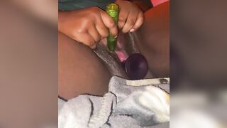 double trouble: 2 sex toys help me squirt!