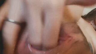 Soak & Creamy squirting cunt play