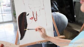 Sip And Paint And Suck Dick - Robbin Banx, MJFresh / Brazzers