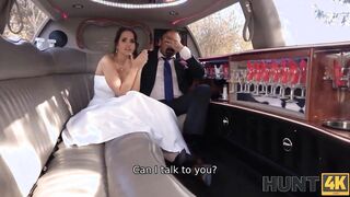 HUNT4K. Enticing bride-to-be rocks out with injured dude before hubby