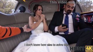 HUNT4K. Enticing bride-to-be rocks out with injured dude before hubby