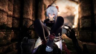 Ganyu Chan genshin impact screwed alien vs predator 3d animated animation nsfw ntr skyrim parody cosplay