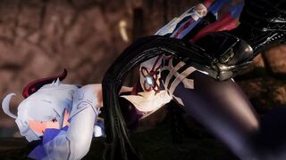 Ganyu Chan genshin impact screwed alien vs predator 3d animated animation nsfw ntr skyrim parody cosplay
