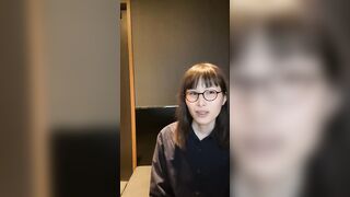Nasty office worker woman masturbates at an internet cafe on holidays ④