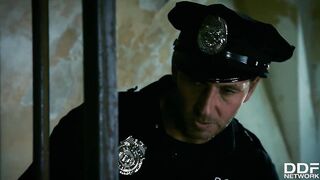 Booty & Cunt Fucking inside the Police Station With Imprisoned