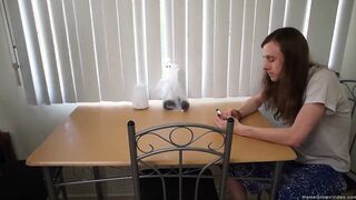 Stepmom blows her stepson for a custom clip request