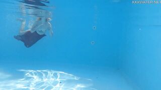 Finlands best Mimi Cica underwater naked swimming