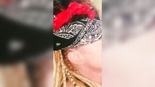 gf Blindfolded throat nailed one