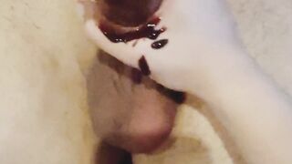 (سکس ایرانی )کیرشکلاتی داغشوکردم توکسم/Sexy Bae chocolate