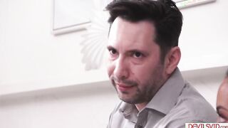 DevilsVid.com - Dude fucking his best friends black ex-wife