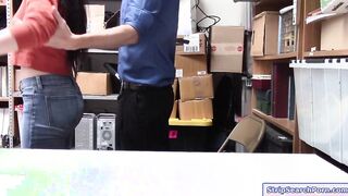 StripSearchPorn.com - Security officer fucks hispanic shoplifter